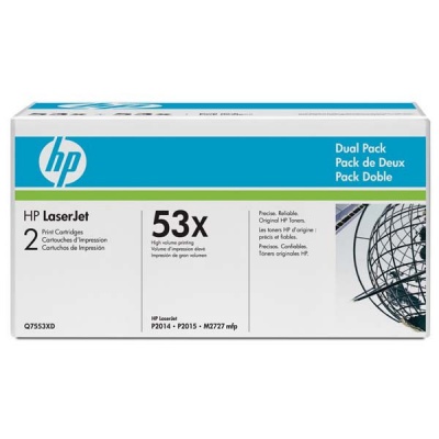 Toner HP 53 XC Black Q7553XD Dwupack OUTLET