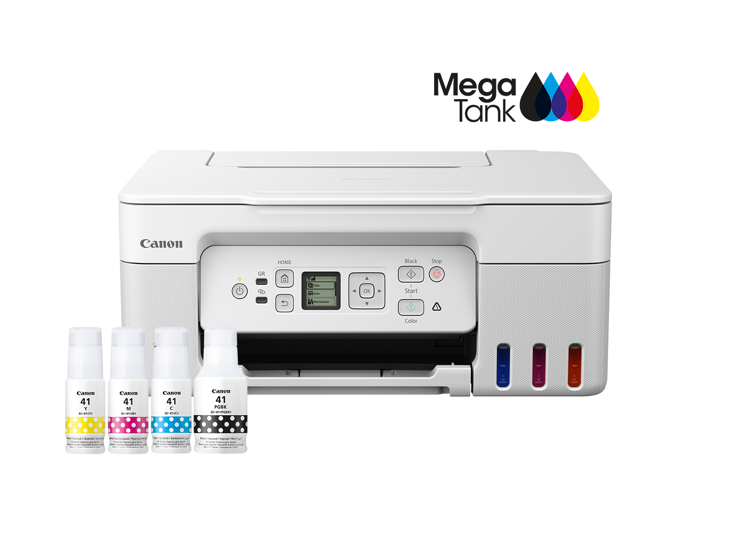Canon Drukarka PIXMA G3470 White 5805C029 MegaTank + CashBack 100 zł